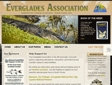 Tablet Screenshot of evergladesassociation.org